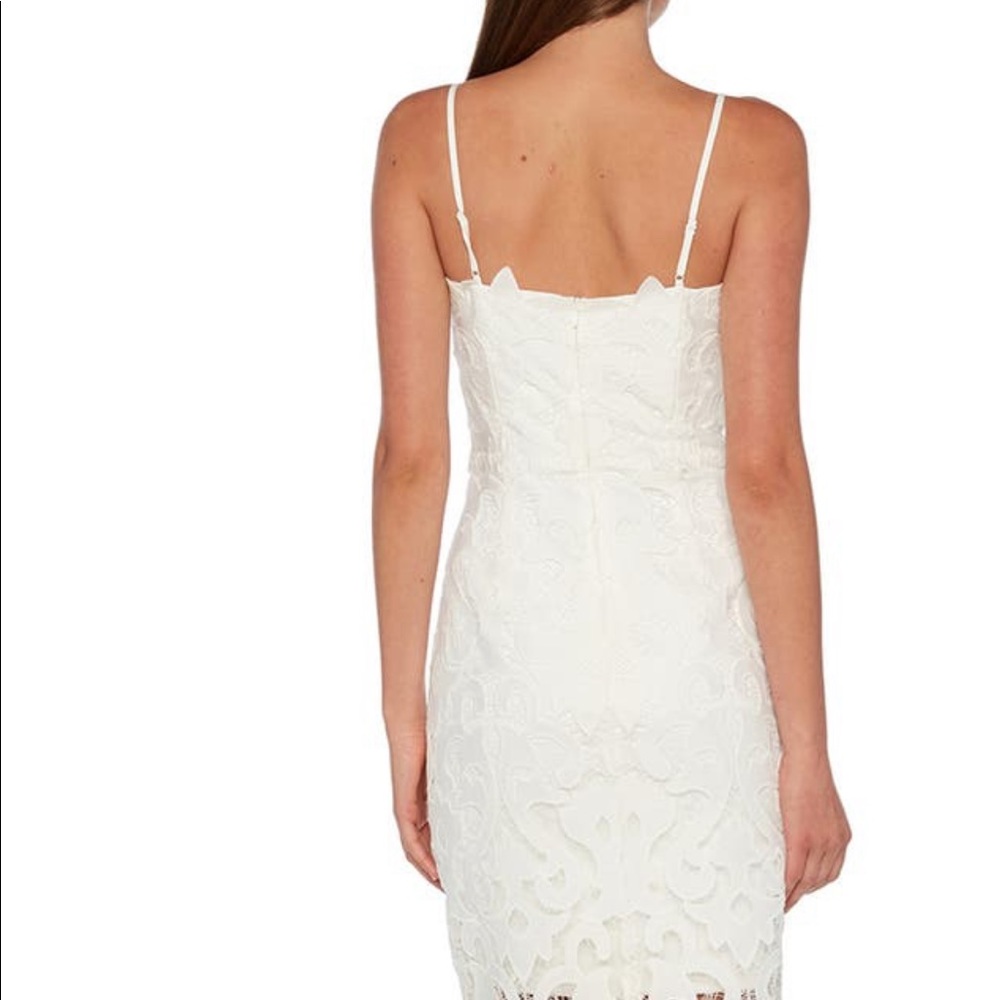 White Bardot dress